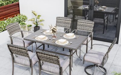 Pamapic 7 Piece Patio Dining Set Review