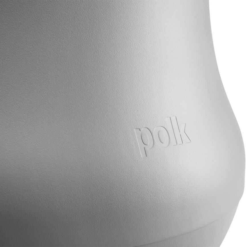 Polk Audio Atrium 4 Outdoor Speakers with Powerful Bass (Pair, Black), All-Weather Durability, Broad Sound Coverage, Speed-Lock Mounting System