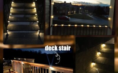 SOLPEX Solar Deck Lights Outdoor 16 Pack, Waterproof LED Solar Lights for Outdoor Stairs