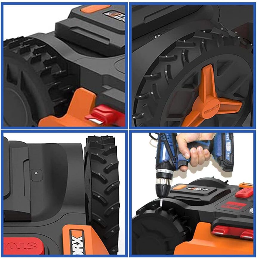 EMBerg Robotic Lawn Mower Wheel Studs Used for Worx Landroid, Robomow, and Husqvarna mowers
