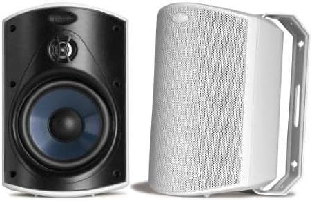 Polk Audio Atrium 4 All-Weather Outdoor Loudspeaker, 75Hz-25kHz, 2 Pairs, White