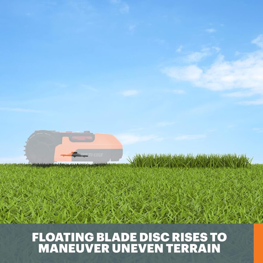 Worx Landroid S 20V 2.0Ah Robotic Lawn Mower 1/8 Acre / 5,445 Sq Ft. Power Share - WR165 (Battery Charger Included)