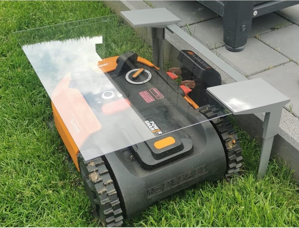 Garage for Worx Landroid Robotic Lawn Mowers - Weatherproof Robot Mower Garage (Top Acrylic Panel Not Included)