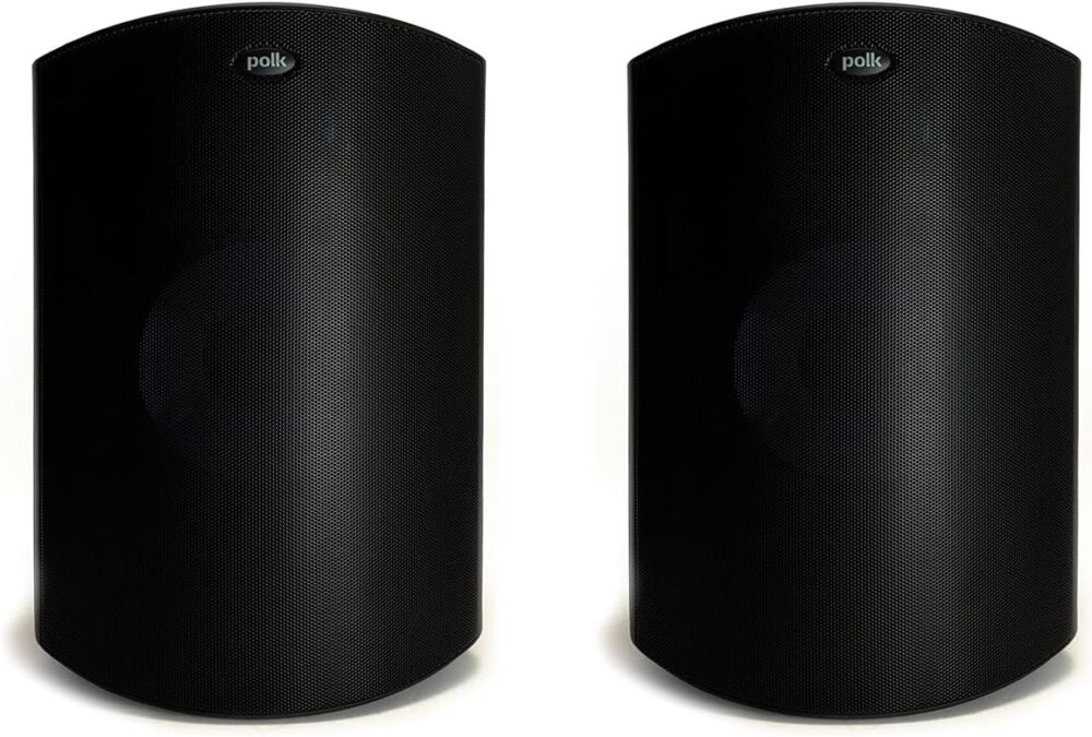 Polk Audio Atrium 8 SDI Flagship All-Weather Outdoor Speakers - Pairs (2 Speakers) - Black