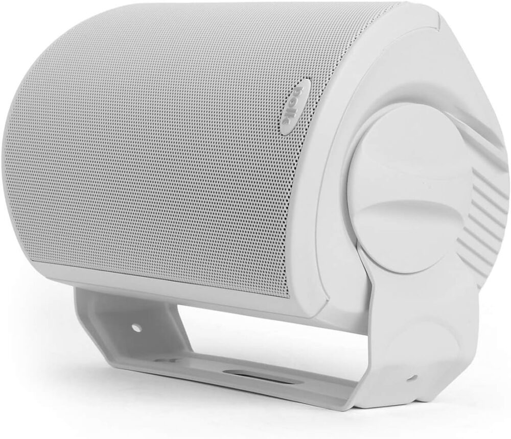 Polk Audio Atrium8 Sound Tabletop Speakers, White  Polk Audio Atrium 4 Wall Mount Speakers, White