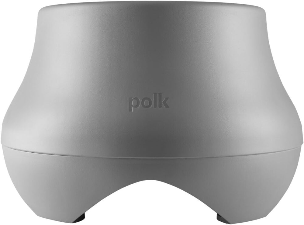 Polk Audio Patio 200 Indoor/Outdoor Speaker with 3/4 Anodized-Aluminum Dome Tweeter  5 Mineral-Filled Polymer Cone Woofer, 2-Way Speaker System, All-Weather Durability, Wall Mountable, White