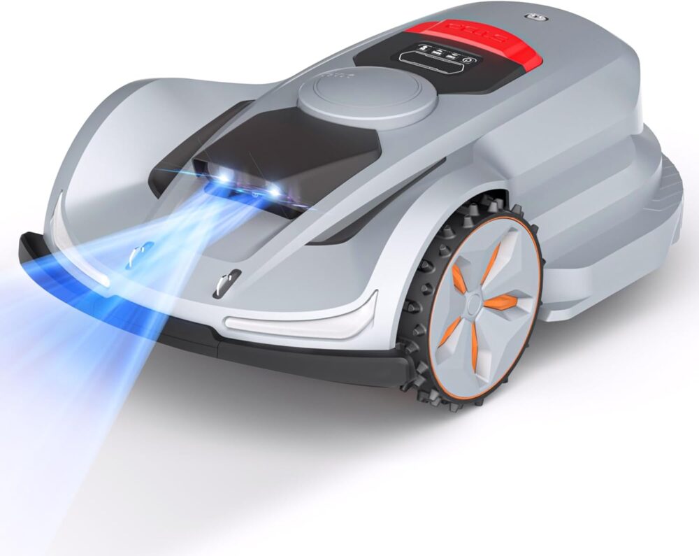 SUNSEEKER X7 Wireless Robot Lawn Mower 0.75 Acre/ 32,000Sq. Ft, with Smart APP Control, Vision AI System  RTK, Path Planning, Adaptive Floating Cut Height up to 4, for Medium to Large Yards