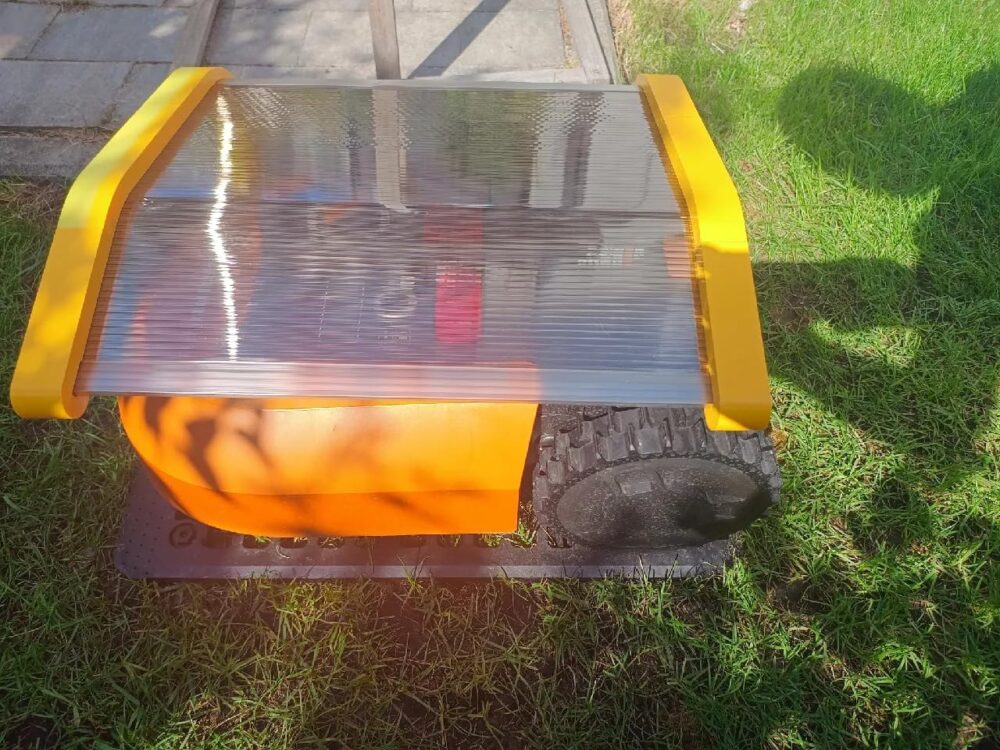 Compatible with Worx Landroid M Garage Mk2 - UV  Elements Protection, Cyberpunk Vibe（Only Bracket）