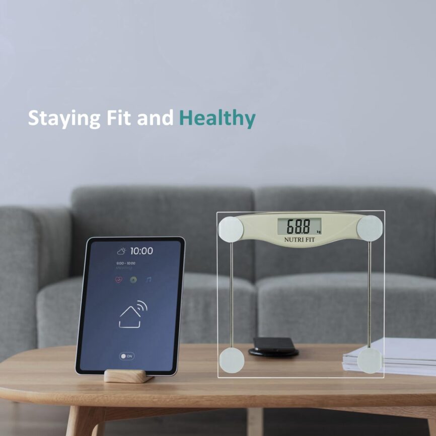 Digital Bathroom Scale for Body Weight, Precision Weighing Scale for Weight Loss, High Accuracy Measurements, 330 Pounds, Step on Technology
