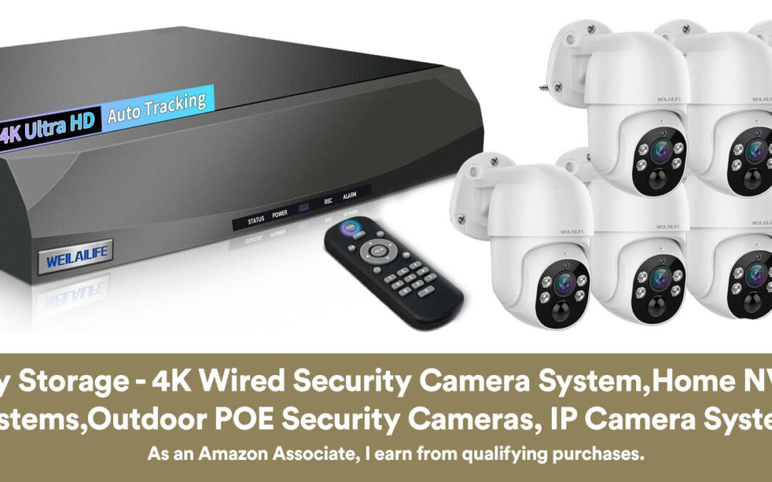 WEILAILIFE 4K UHD 8MP Security Camera System – Best Wired Home Surveillance for 2025