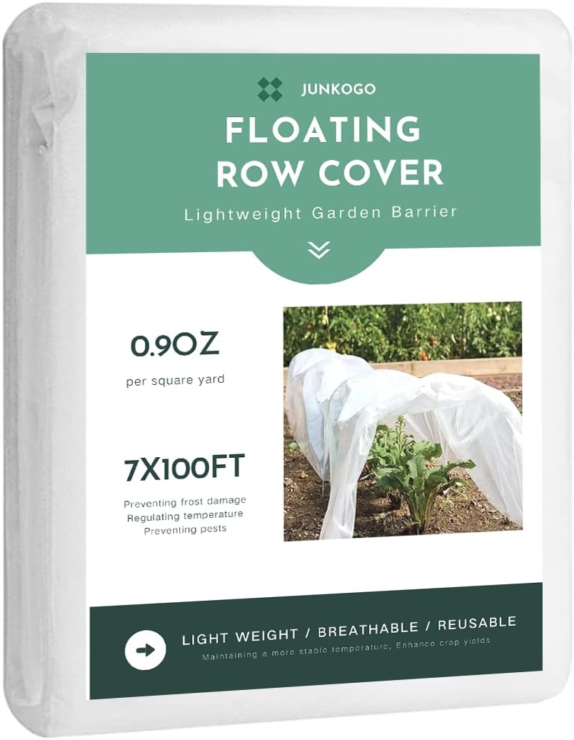 Plant Freeze Protection Cover, 7x25ft Frost Cloth Winter Garden Blanket, Floating Row Cover for Cold Weather and Shade, Perfect for Outdoor Vegetables, Trees, Greenhouse Plant Freeze Protection Cover, 7x25ft Frost Cloth Winter Garden Blanket, Floating Row Cover for Cold Weather and Shade, Perfect for Outdoor Vegetables, Trees, Greenhouse