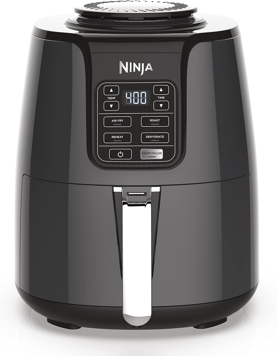 Ninja | Air Fryer | 4 QT Capacity | 4-in1 Roast, Crisp, Roast, Reheats, Dehydrates | Dishwasher Safe Parts | Includes 20 Easy Healthy Recipes | Compact | Grey | AF101 Ninja | Air Fryer | 4 QT Capacity | 4-in1 Roast, Crisp, Roast, Reheats, Dehydrates | Dishwasher Safe Parts | Includes 20 Easy Healthy Recipes | Compact | Grey | AF101