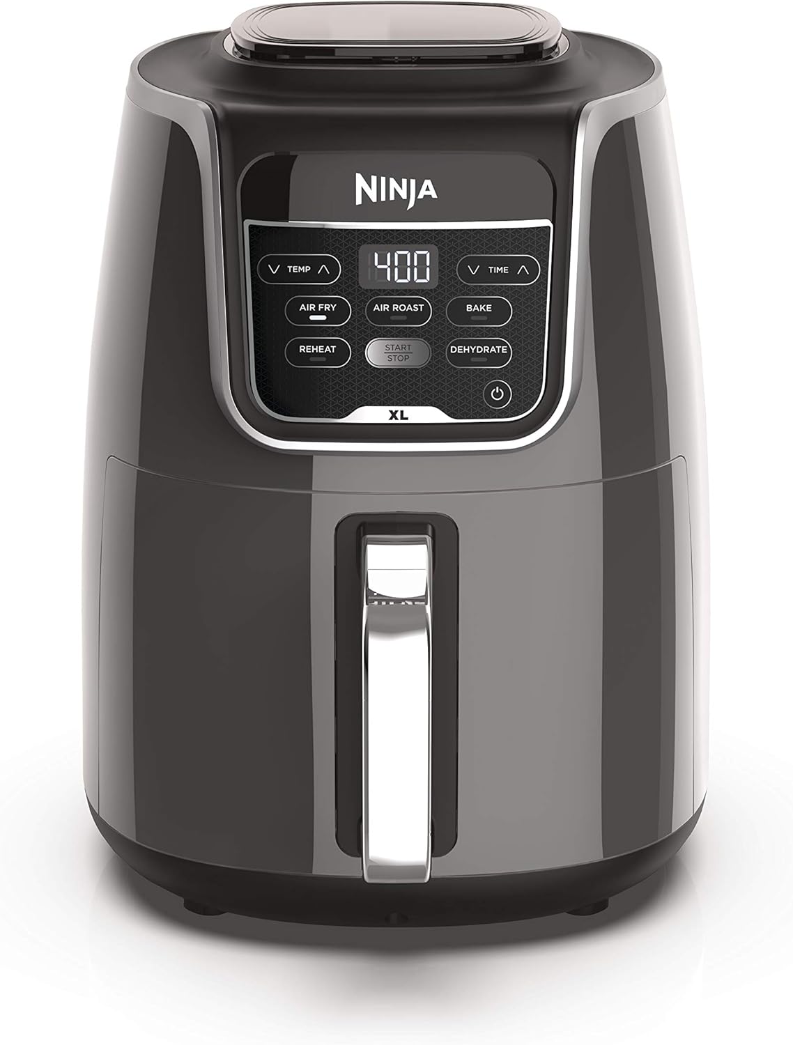 Ninja | Air Fryer | 4 QT Capacity | 4-in1 Roast, Crisp, Roast, Reheats, Dehydrates | Dishwasher Safe Parts | Includes 20 Easy Healthy Recipes | Compact | Grey | AF101 Ninja | Air Fryer | 4 QT Capacity | 4-in1 Roast, Crisp, Roast, Reheats, Dehydrates | Dishwasher Safe Parts | Includes 20 Easy Healthy Recipes | Compact | Grey | AF101