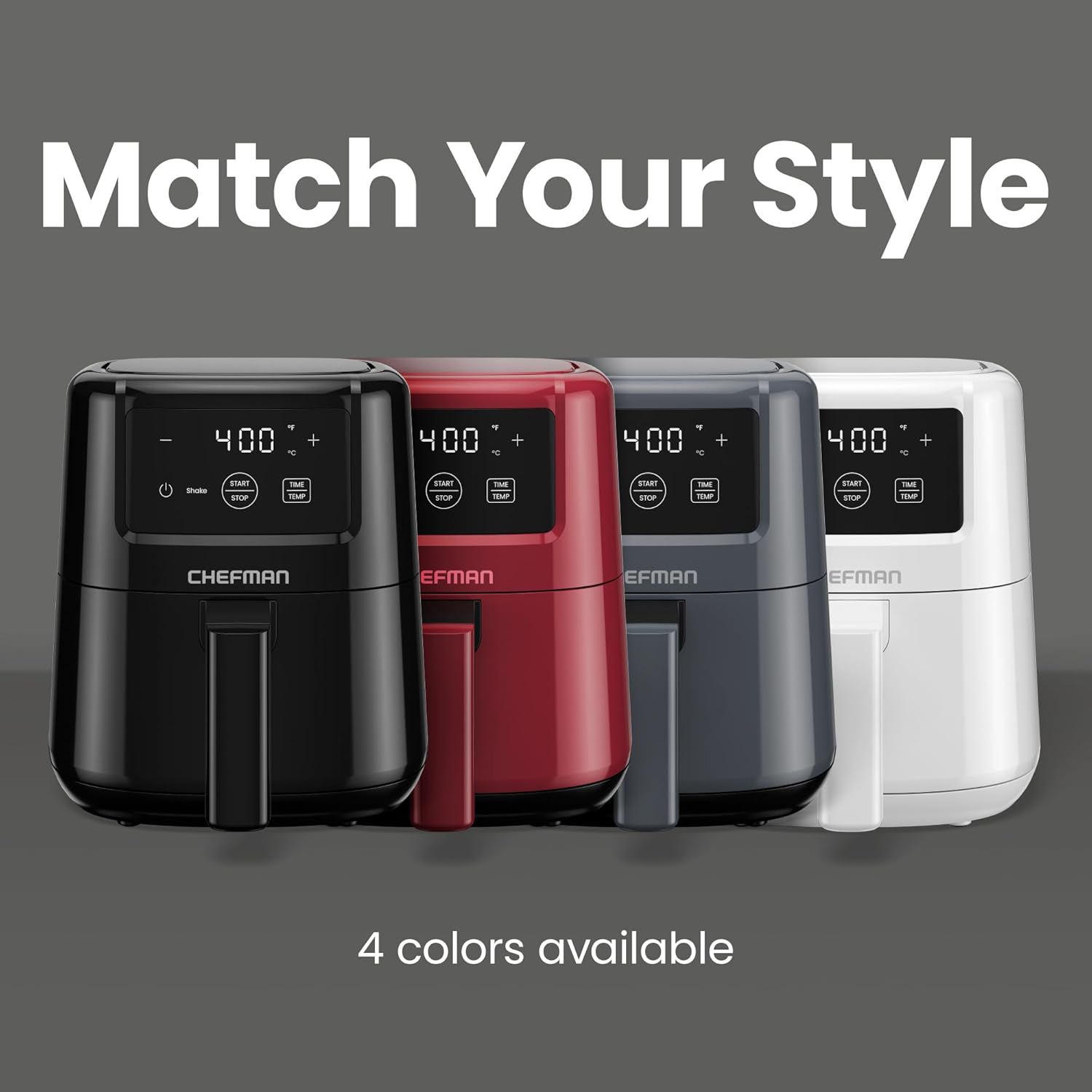 CHEFMAN 2 Qt Mini Air Fryer – Digital Space-Saving Compact Air Fryer with Nonstick and Dishwasher Safe Basket, Quick  Easy Meals in Minutes, Features Digital Timer and Shake Reminder – Black